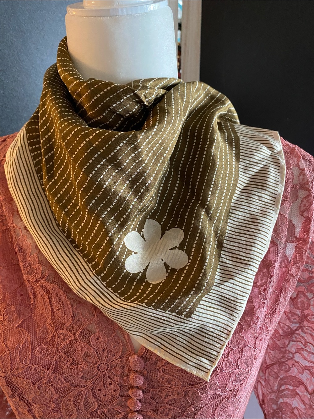 Vintage Vera Neumann Silk Scarf